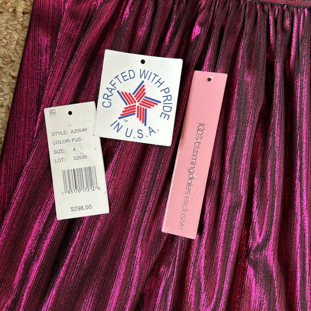 Aqua Metallic Lamé Cutout Gown - Worn Once! - Picture 7 of 7
